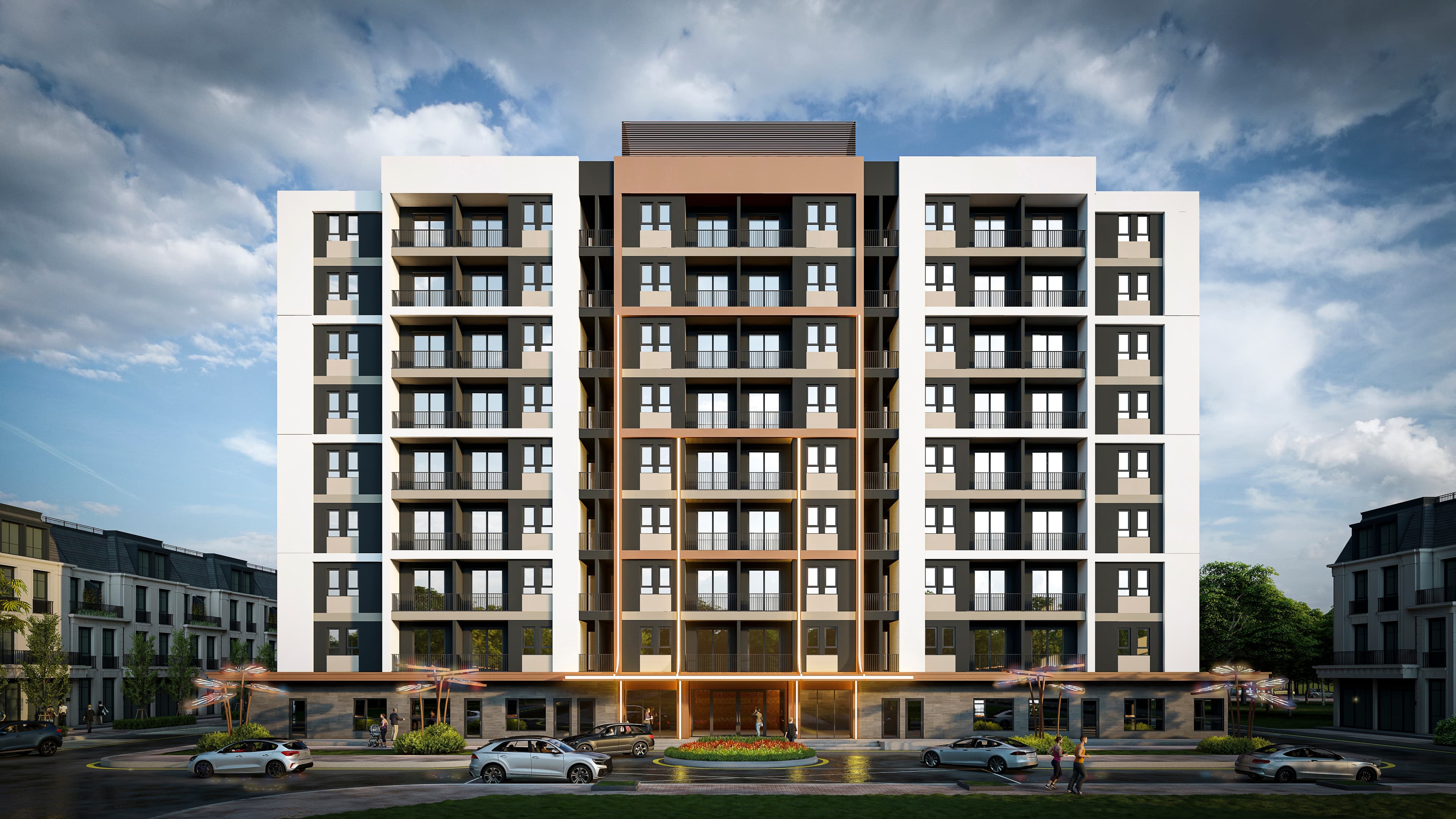 Mặt đứng tòa nhà Lộc Ninh 1