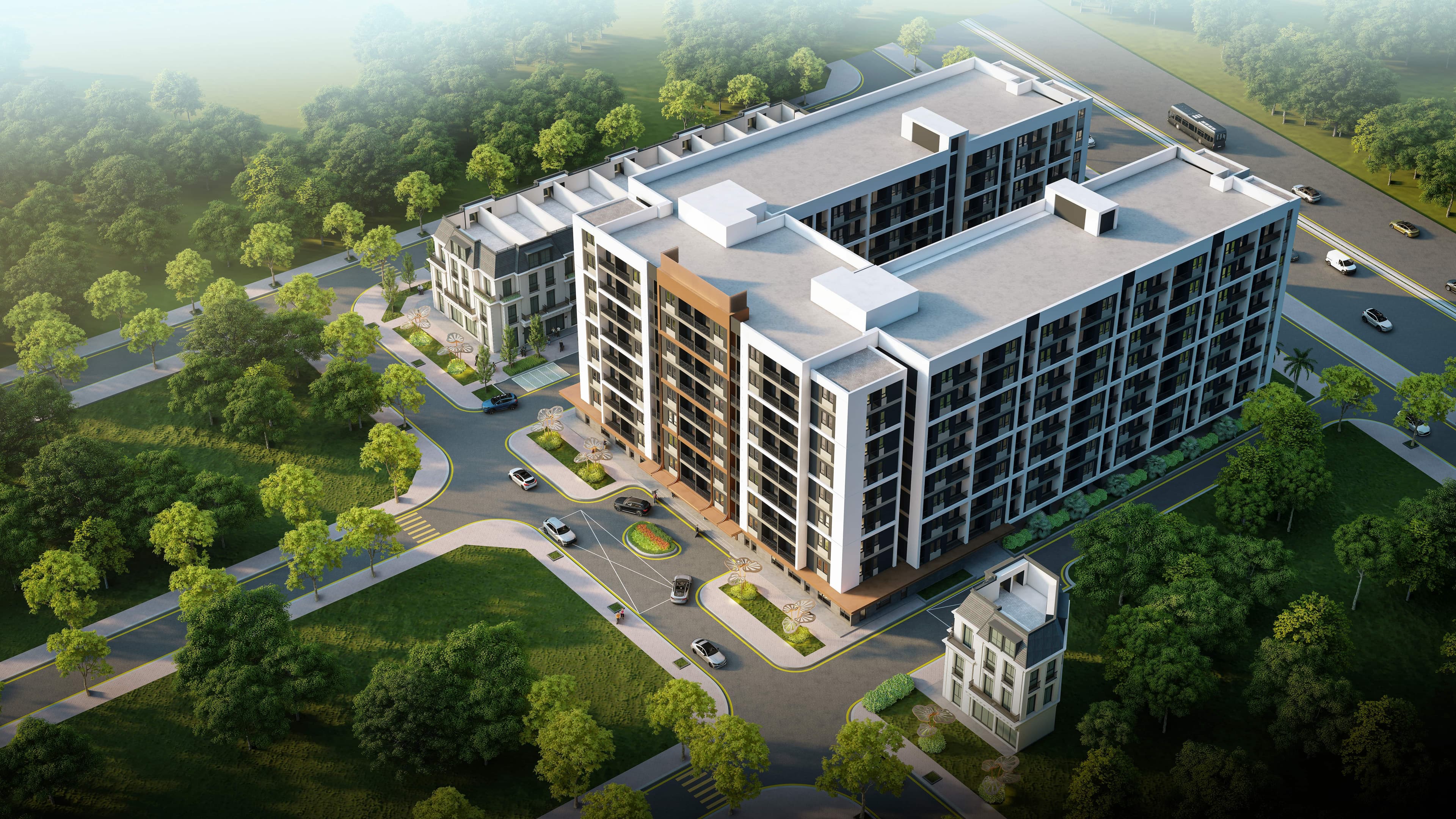 Phối cảnh dự án Nhà ở xã hội Lộc Ninh 1 tại Đồng Hới, Quảng Trị